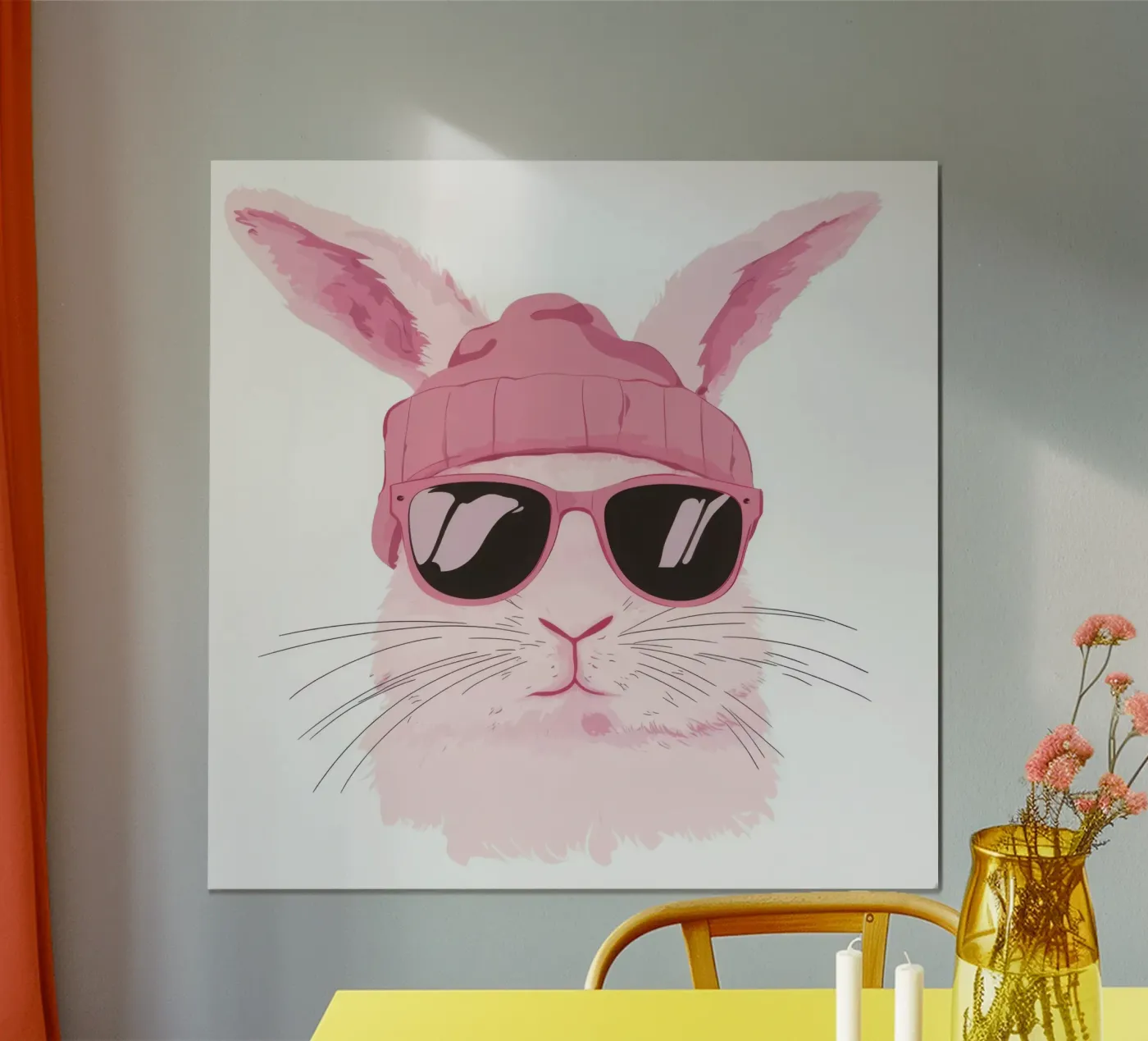 Cute Rabbit 7 poster by So Cute Land - Affiches et posters
