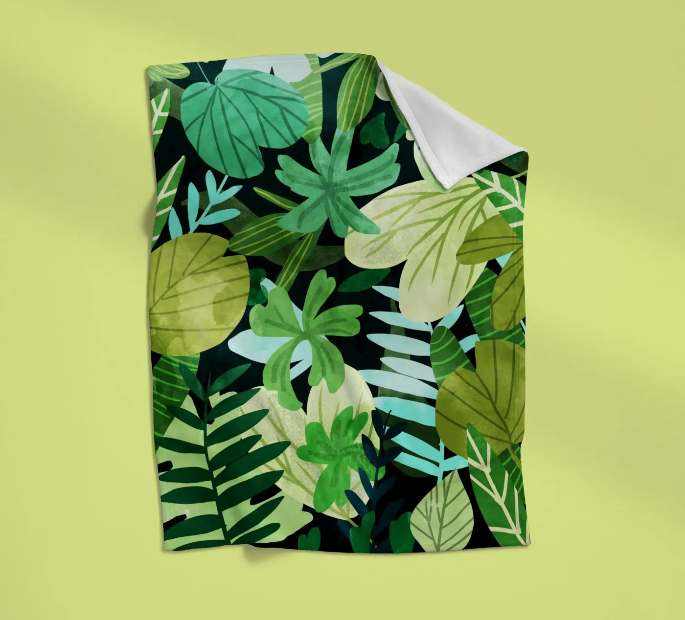 Rainforest || fleece blanket by 83oranges.com
