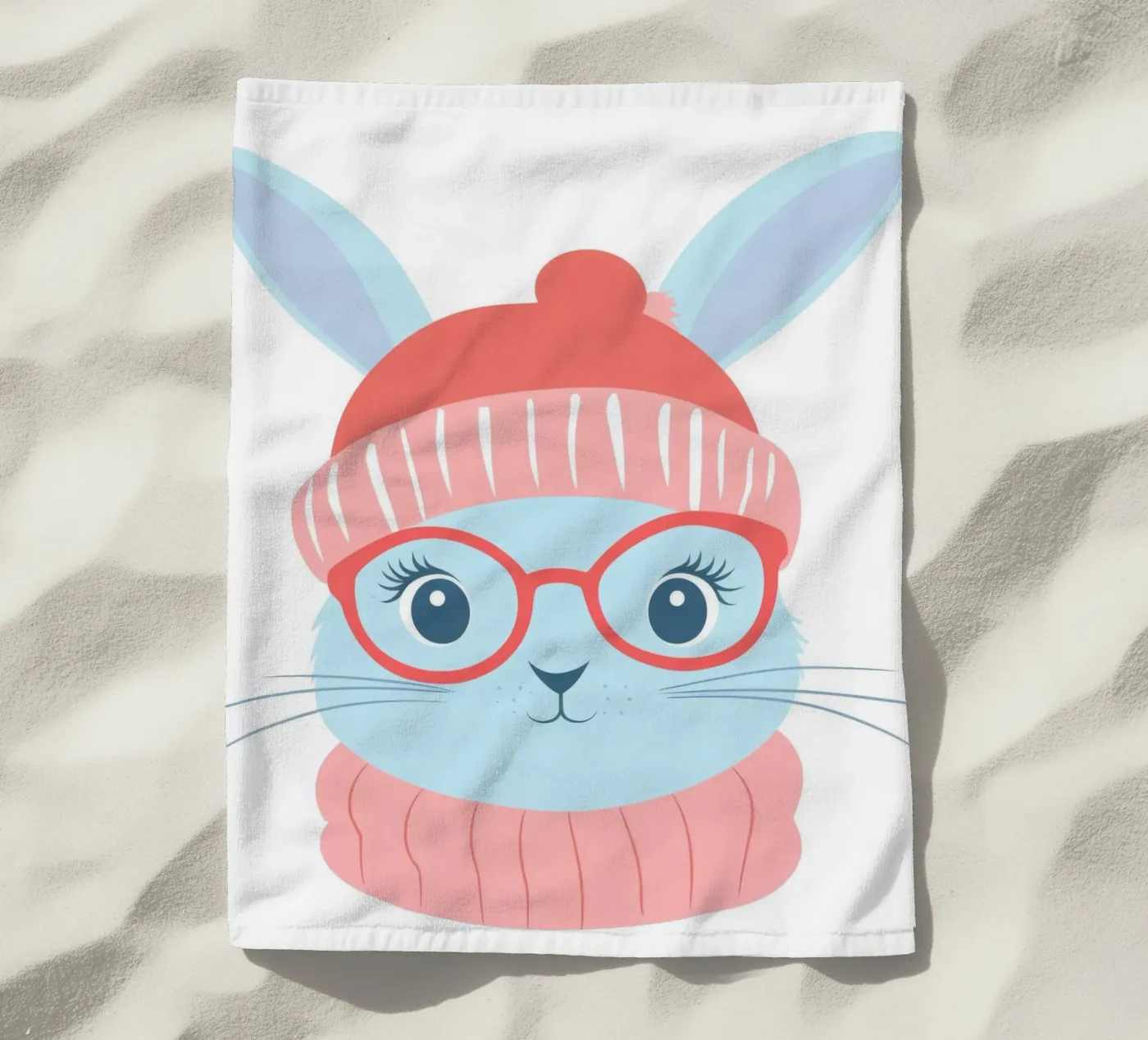 Cute Rabbit 8 telo mare da So Cute Land - Affiches et posters