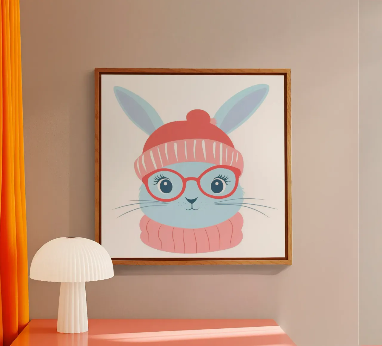 Cute Rabbit 8 plexiglass da So Cute Land - Affiches et posters