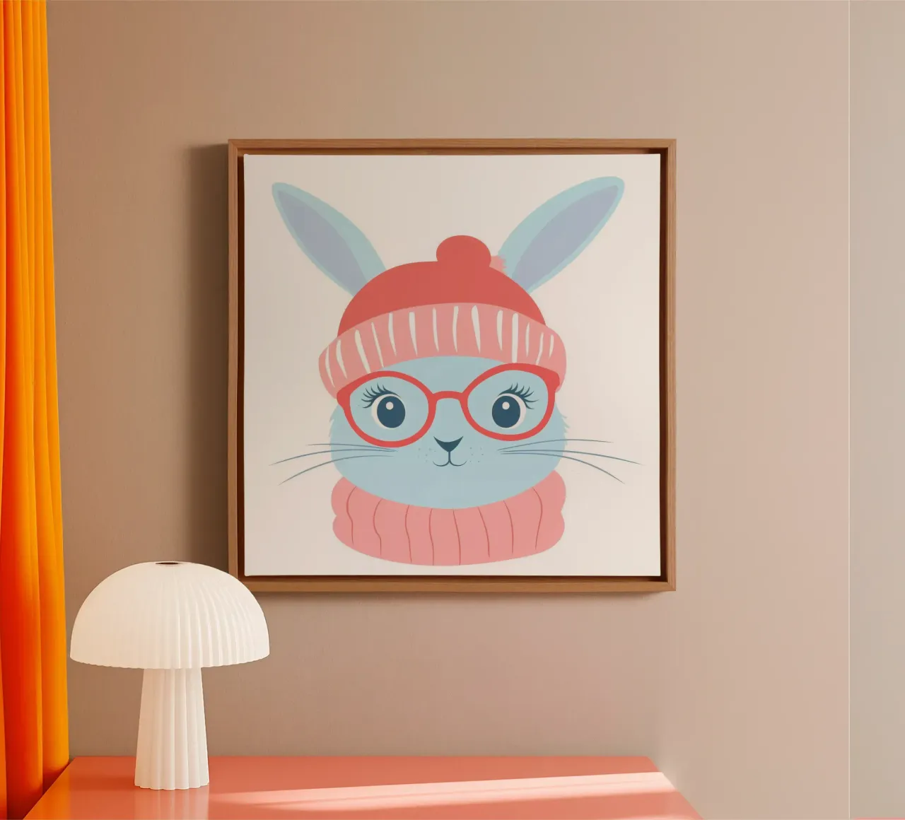 Cute Rabbit 8 canvas by So Cute Land - Affiches et posters