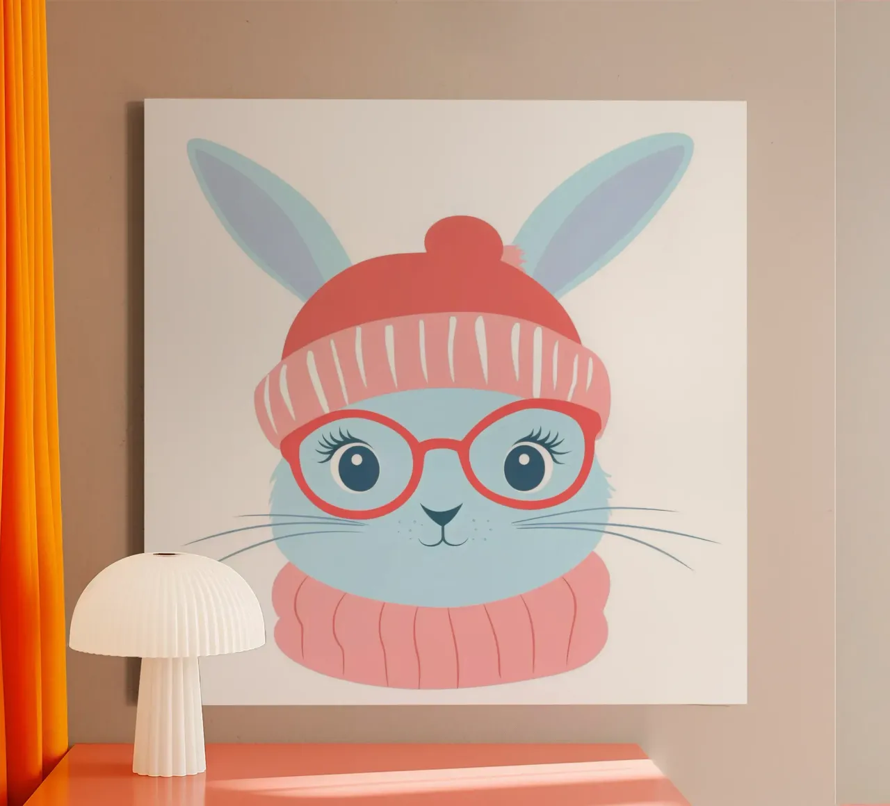 Cute Rabbit 8 canvas by So Cute Land - Affiches et posters