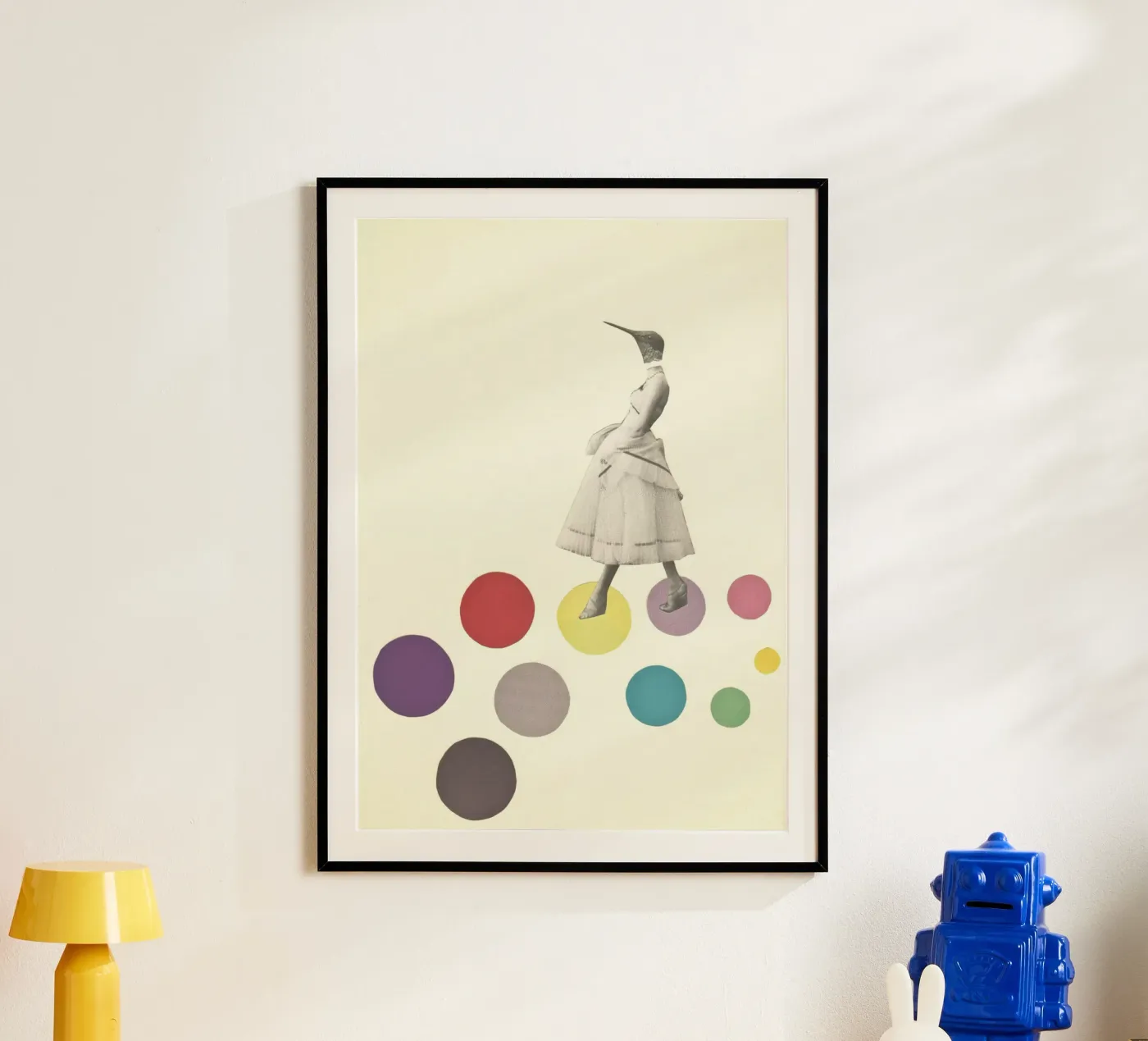 Bird Lady poster by Cassia Beck Collage