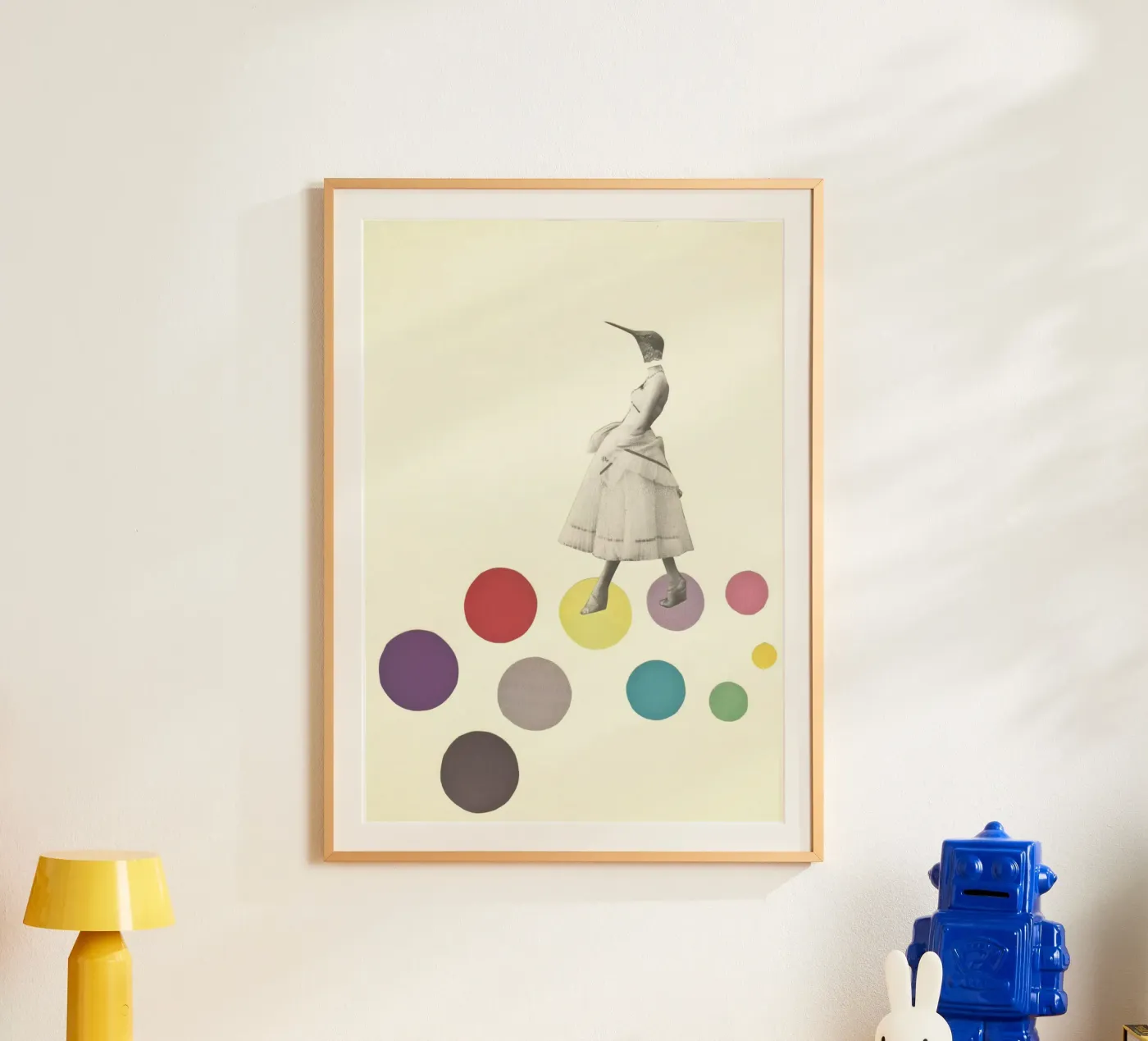 Bird Lady poster by Cassia Beck Collage