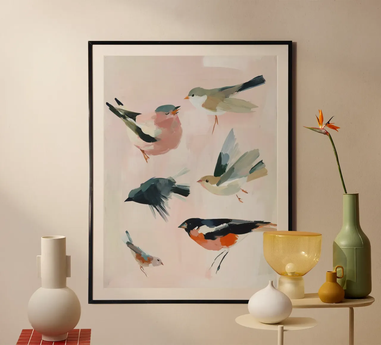 Spring Visitors poster by M.A.Z.U.N.