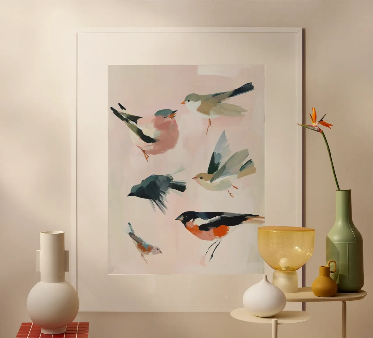 Spring Visitors poster by M.A.Z.U.N.