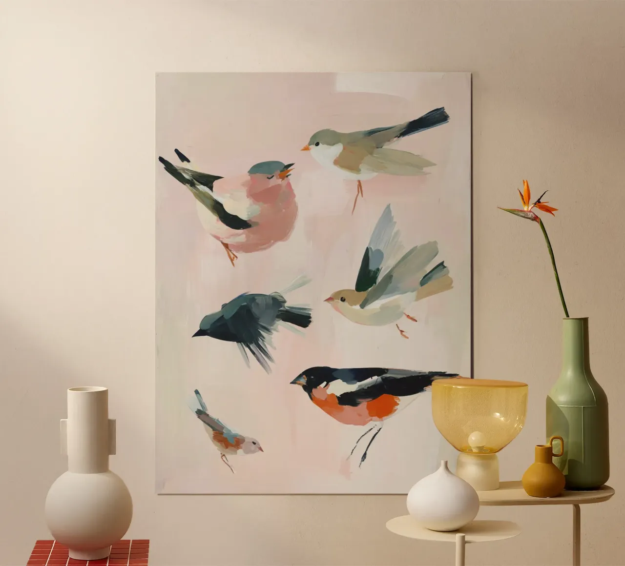 Spring Visitors poster by M.A.Z.U.N.