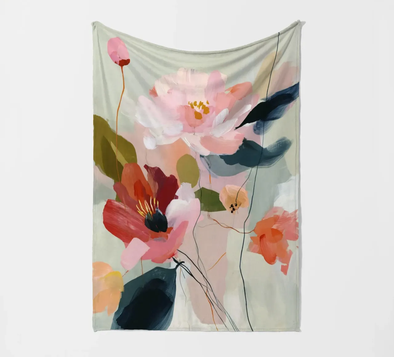 Frühlingsblüte Fleecedecke von M.A.Z.U.N.