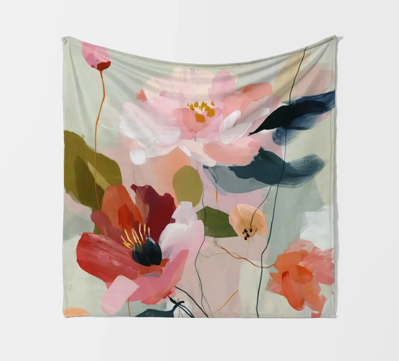 Frühlingsblüte Fleecedecke von M.A.Z.U.N.