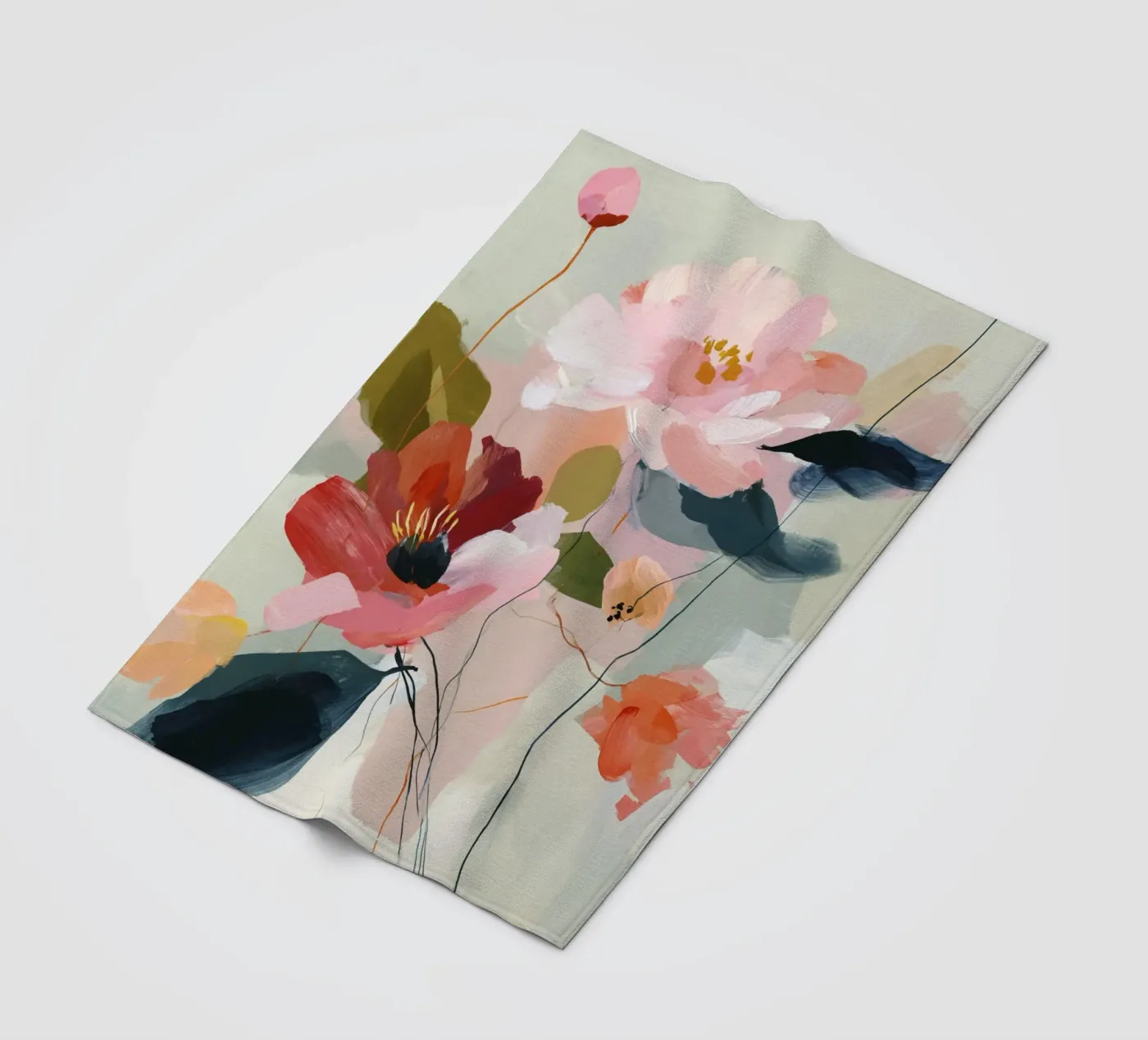 Lente bloei fleecedeken van M.A.Z.U.N.
