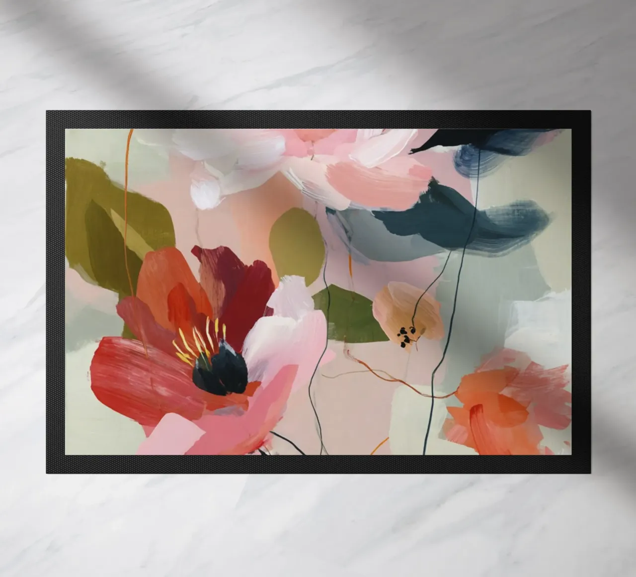 Spring Bloom doormat by M.A.Z.U.N.