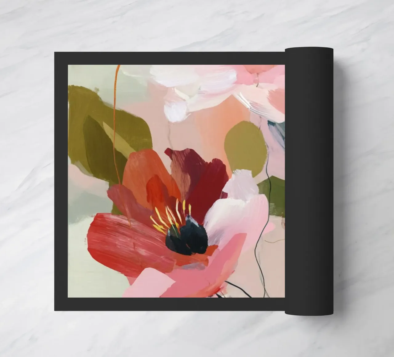 Spring Bloom doormat by M.A.Z.U.N.