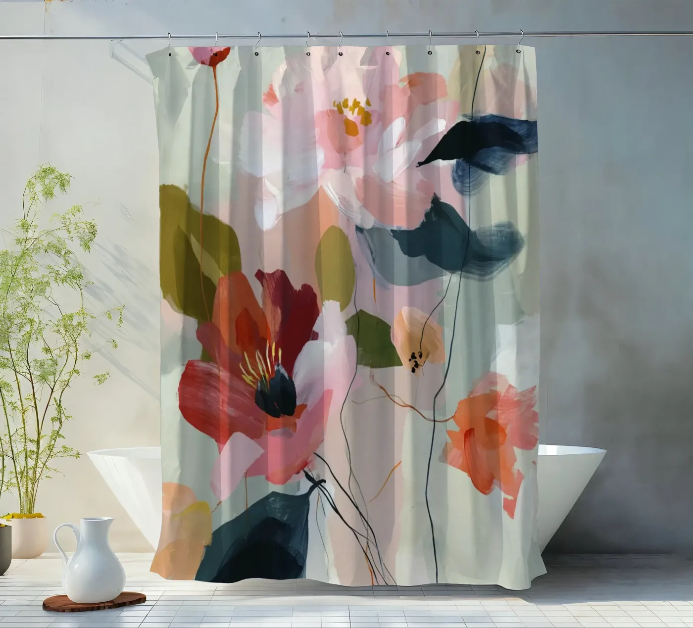 Frühlingsblüte Duschvorhang von M.A.Z.U.N.