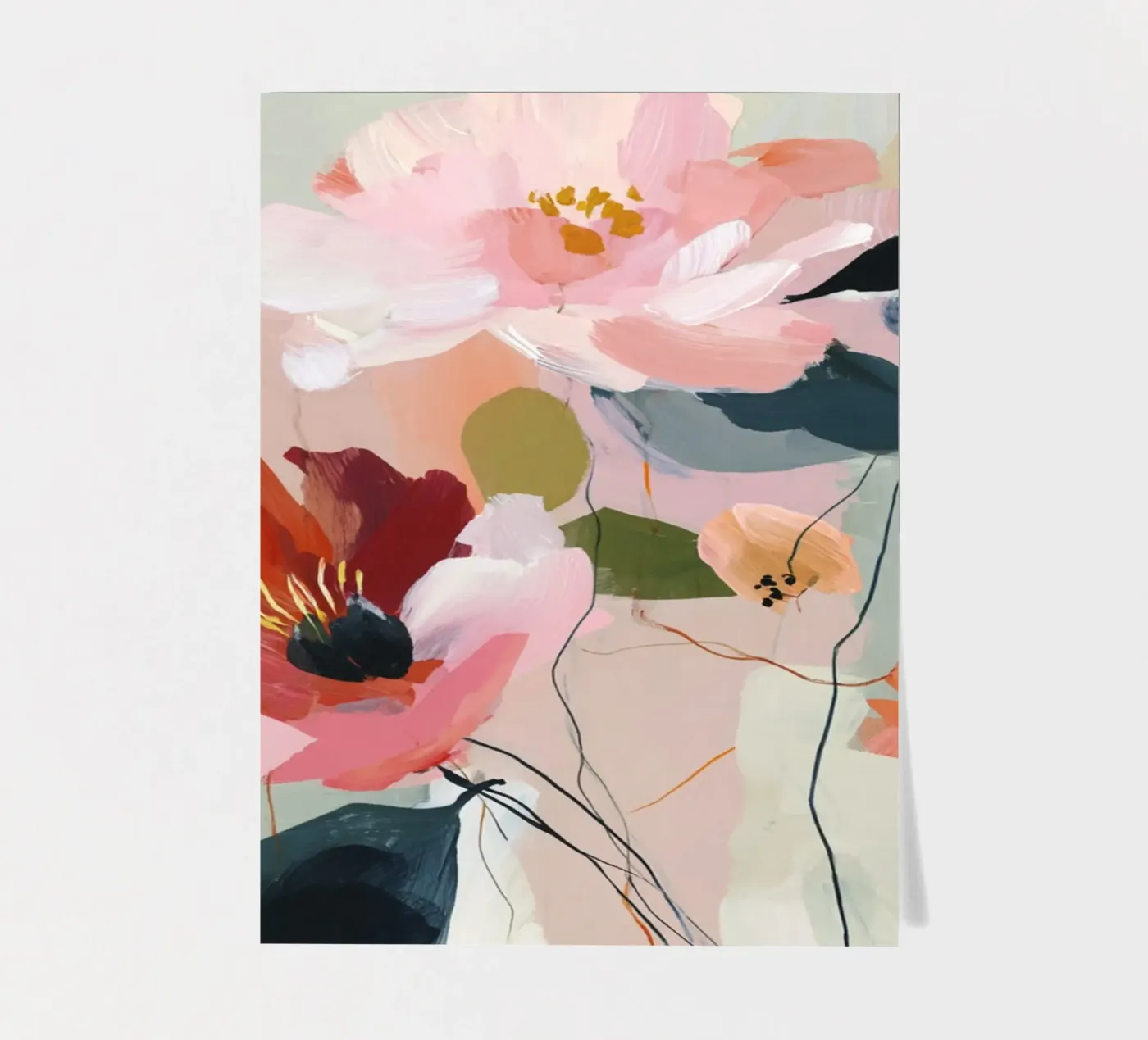 Frühlingsblüte Stickerbogen von M.A.Z.U.N.