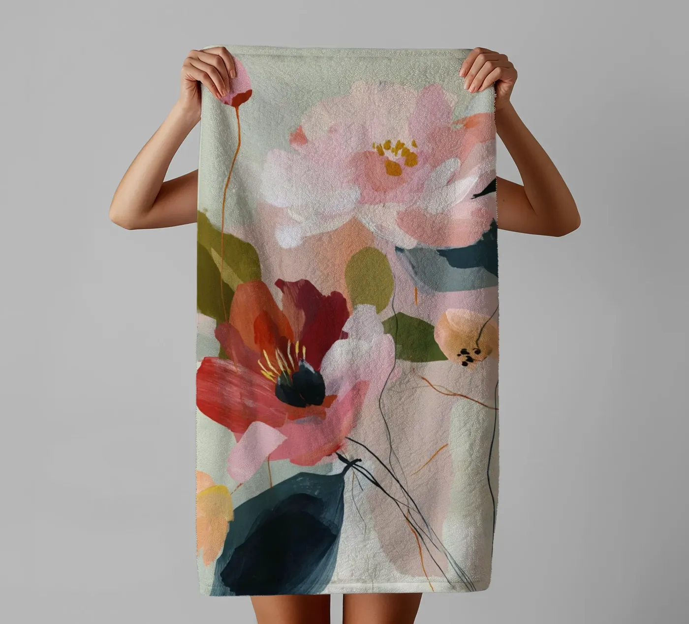 Spring Bloom badhanddoek van M.A.Z.U.N.