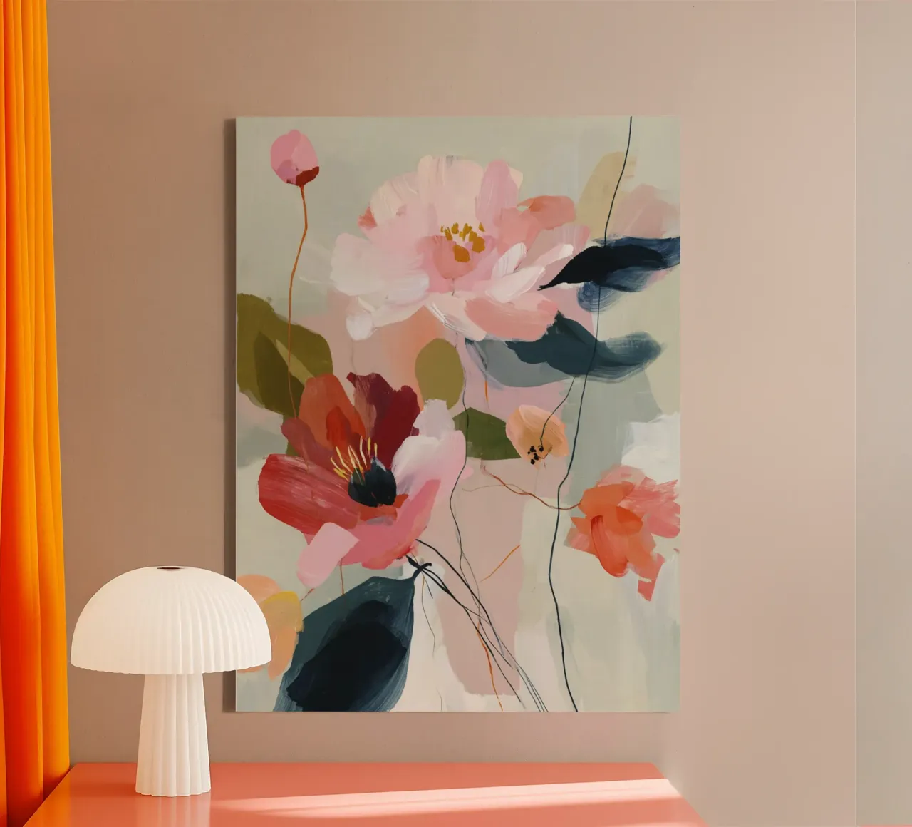 Spring Bloom canvas by M.A.Z.U.N.