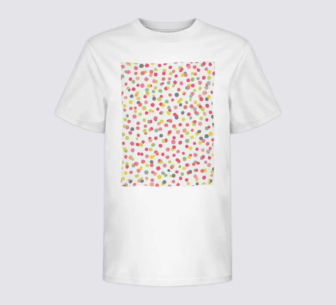 Motivo a pois colorati t-shirt bambini da MORINA FLAW