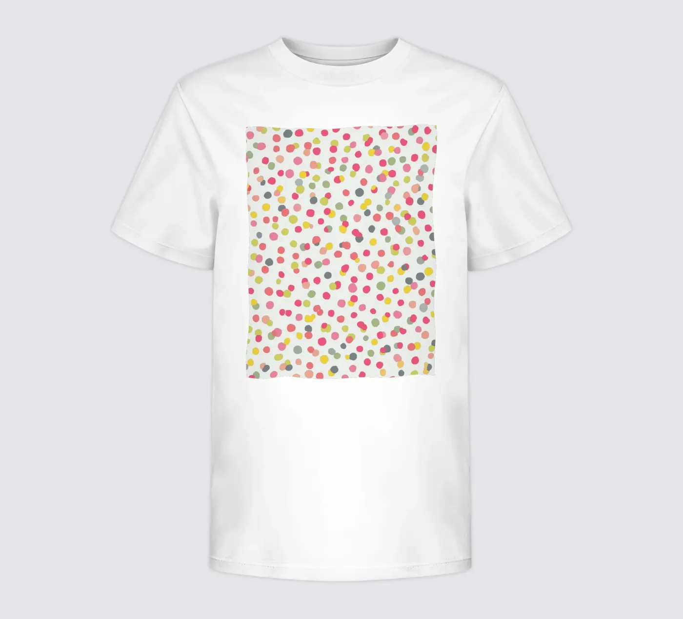 Confetti Dots Pattern Kinder T-Shirt von MORINA FLAW