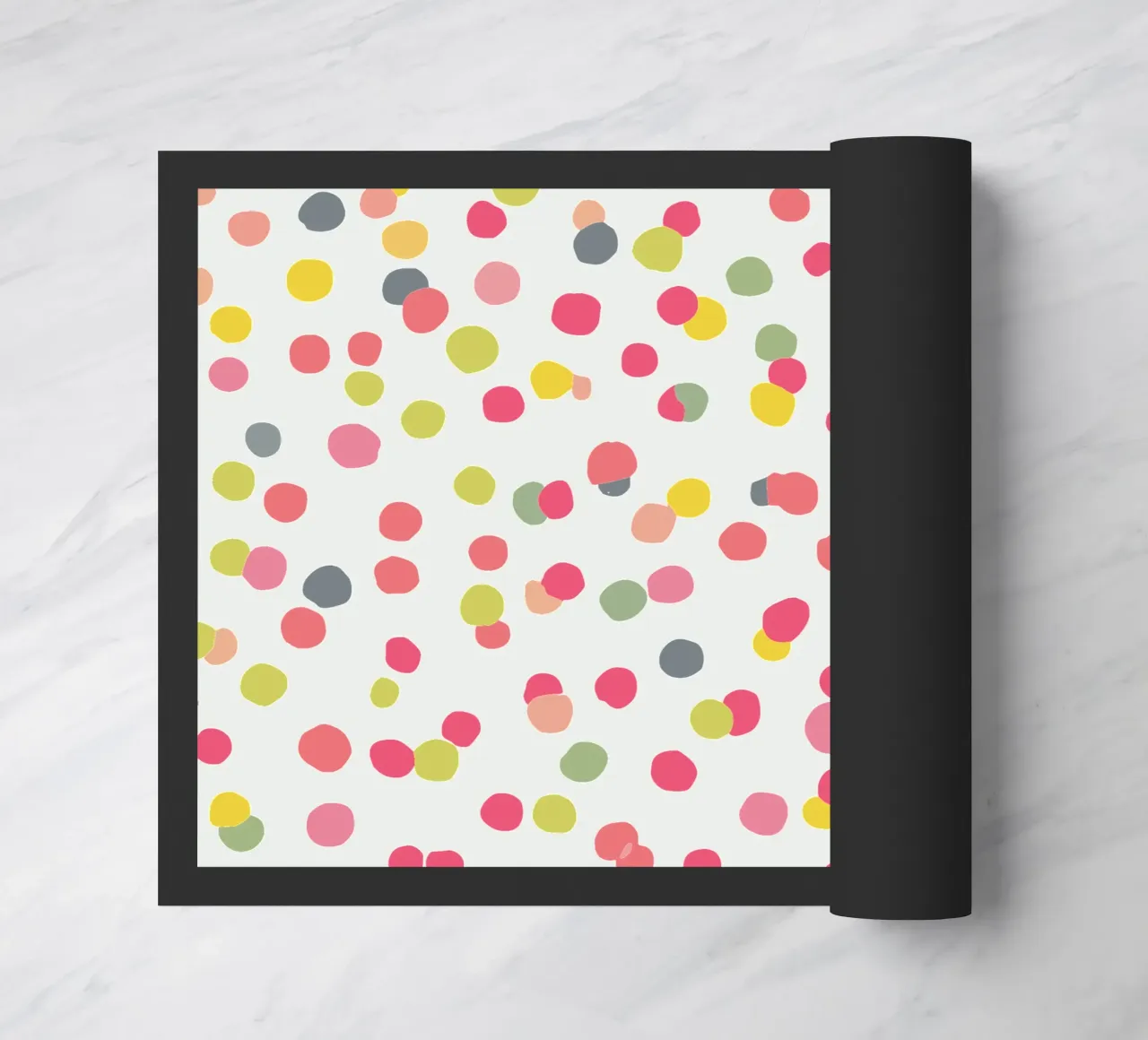Confetti Dots Pattern doormat by MORINA FLAW