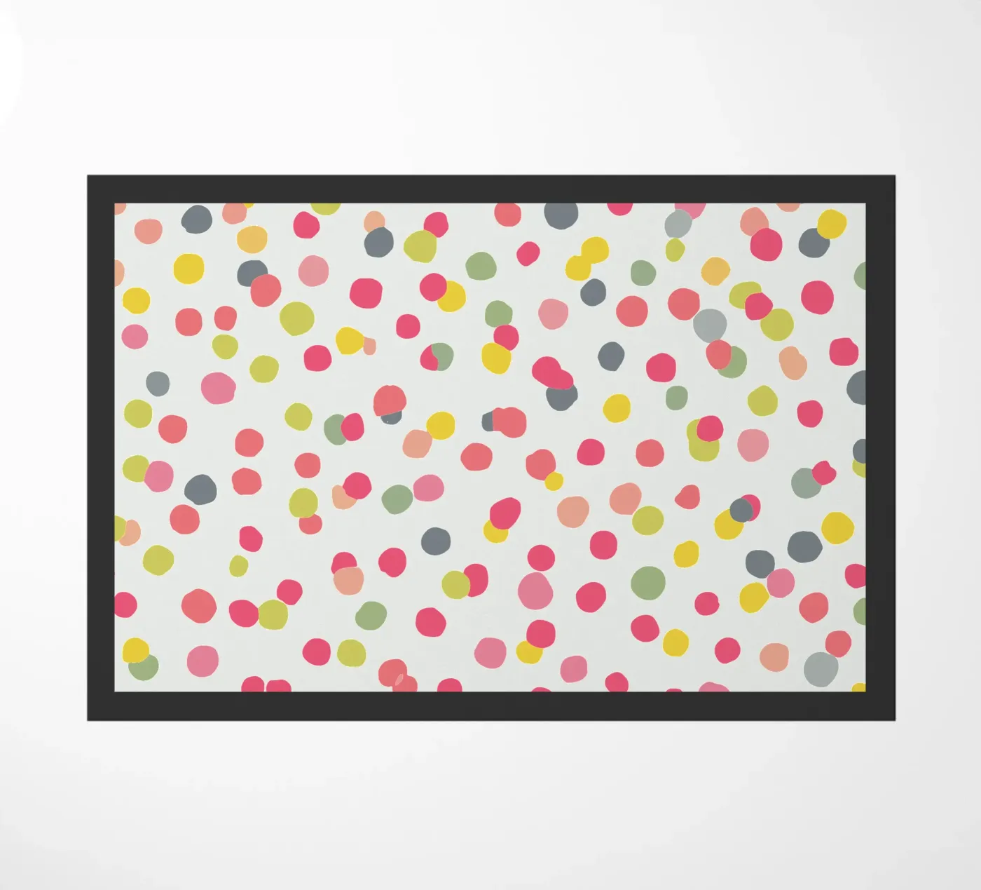 Confetti Dots Pattern Fußmatte von MORINA FLAW