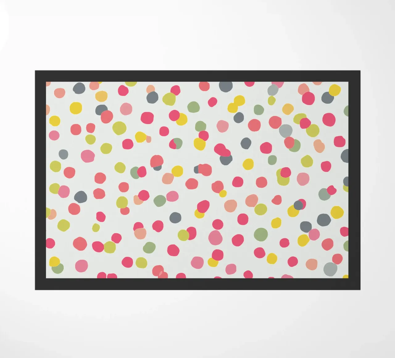 Confetti Dots Pattern doormat by MORINA FLAW