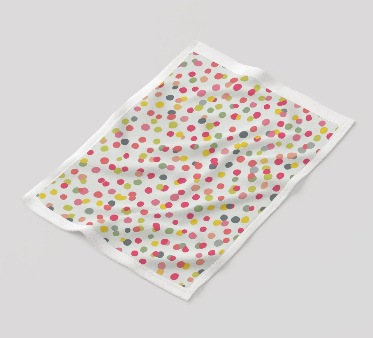 Confetti Dots Pattern Fleecedecke von MORINA FLAW