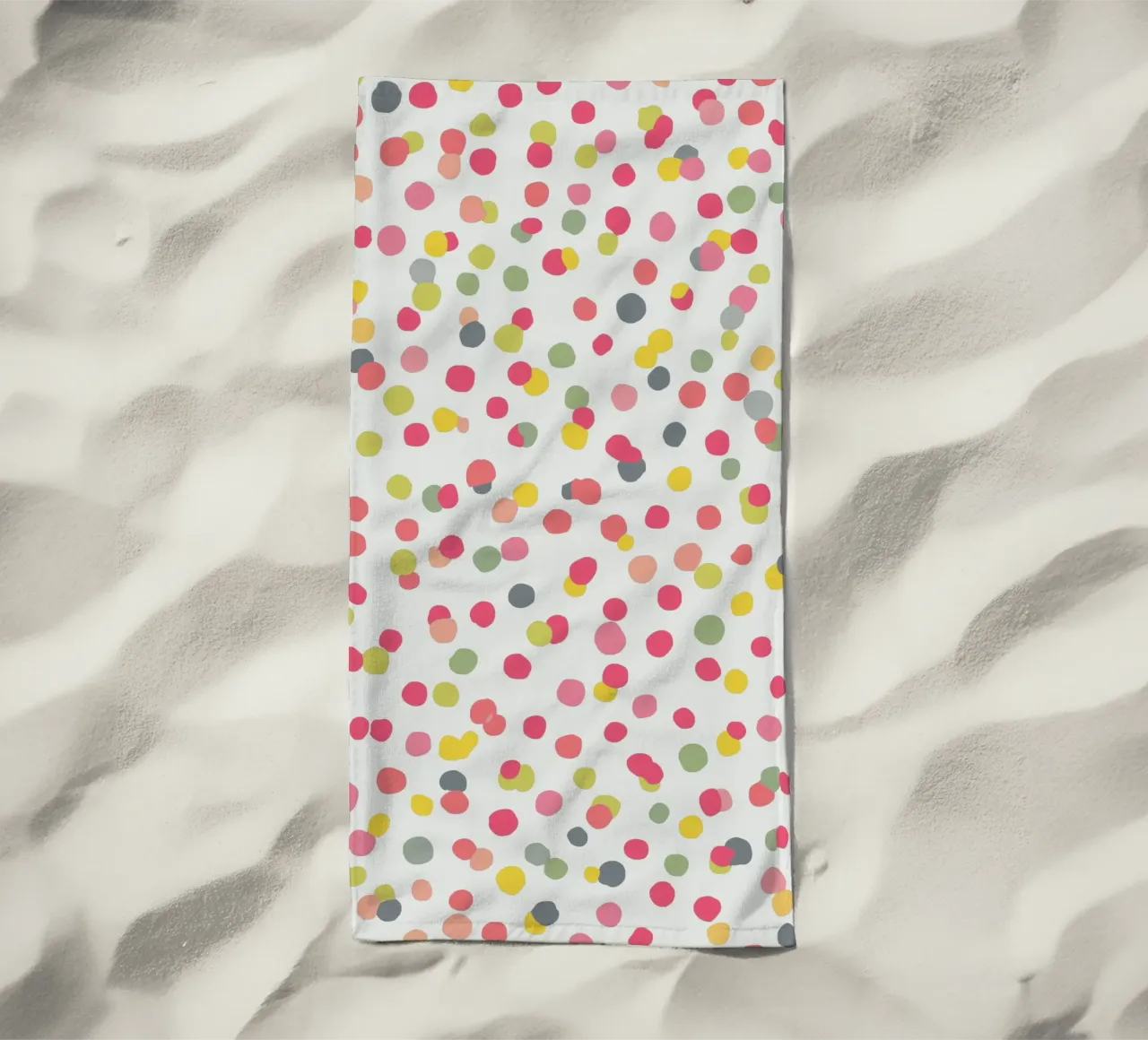 Confetti Dots Pattern telo mare da MORINA FLAW