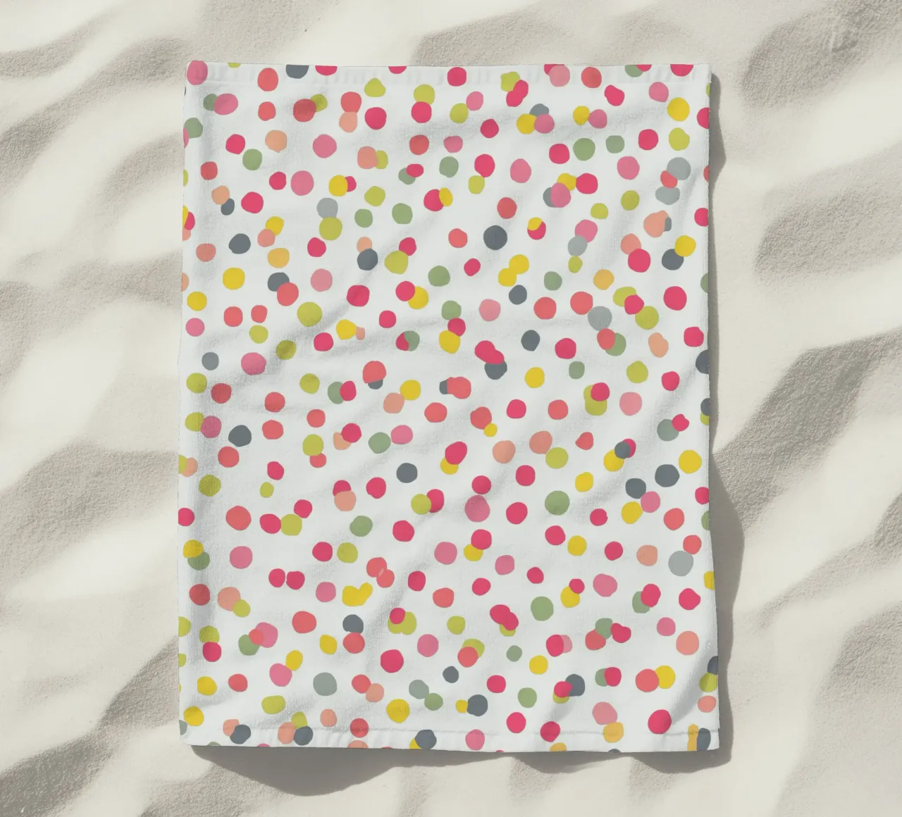 Confetti Dots Pattern telo mare da MORINA FLAW