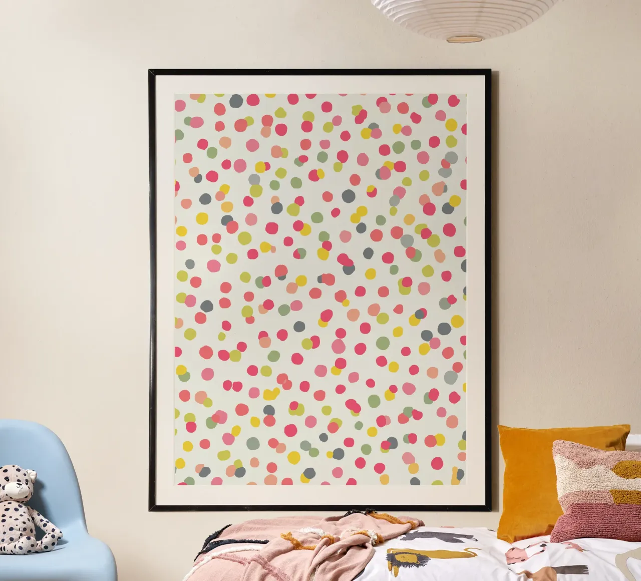 Confetti Dots Pattern poster da MORINA FLAW