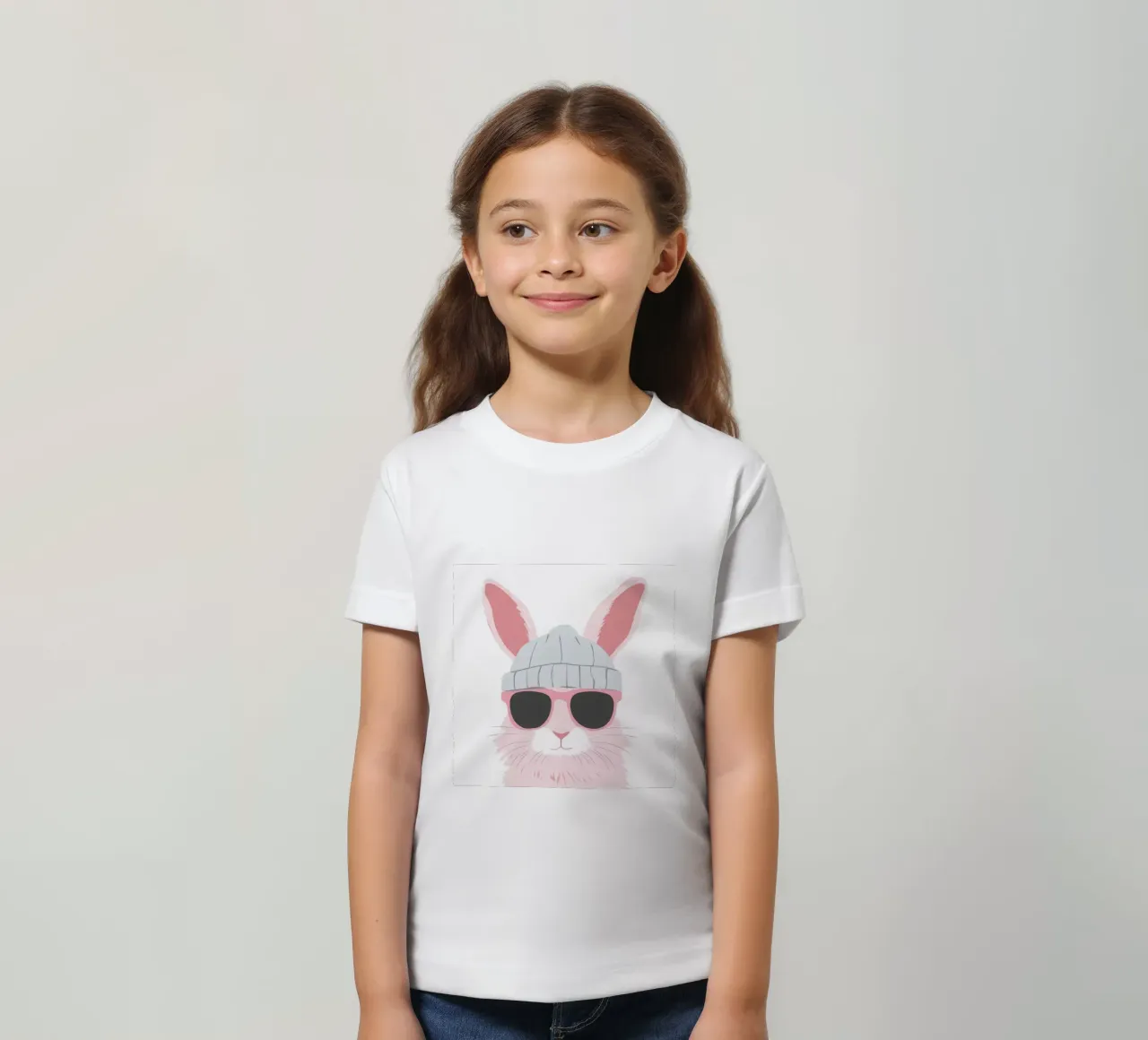 Cute Rabbit 9 kids t-shirt by So Cute Land - Affiches et posters