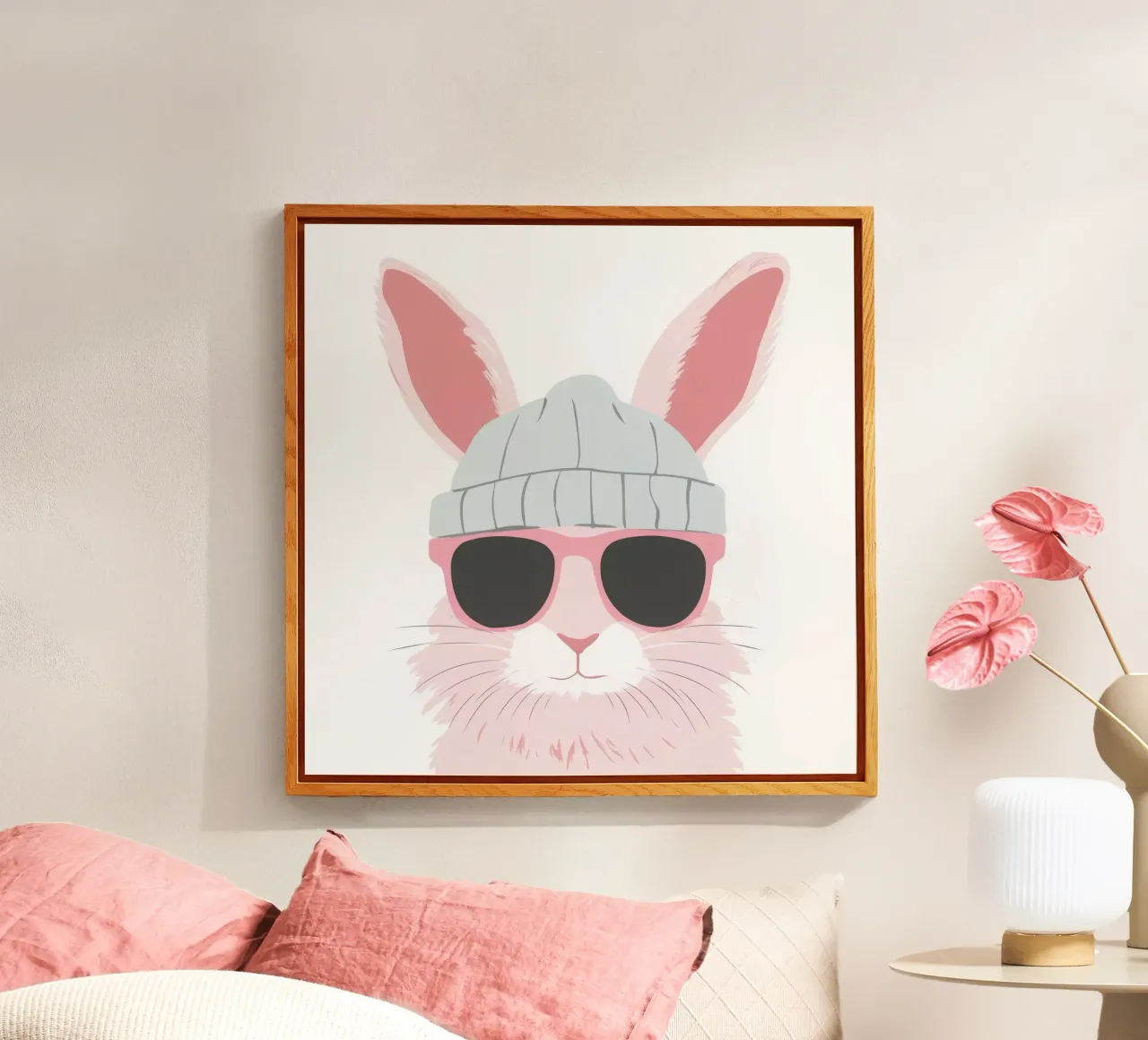 Cute Rabbit 9 plexiglass da So Cute Land - Affiches et posters