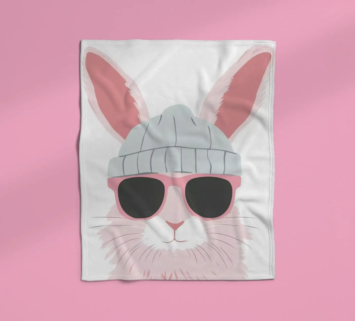 Cute Rabbit 9 fleecedeken van So Cute Land - Affiches et posters