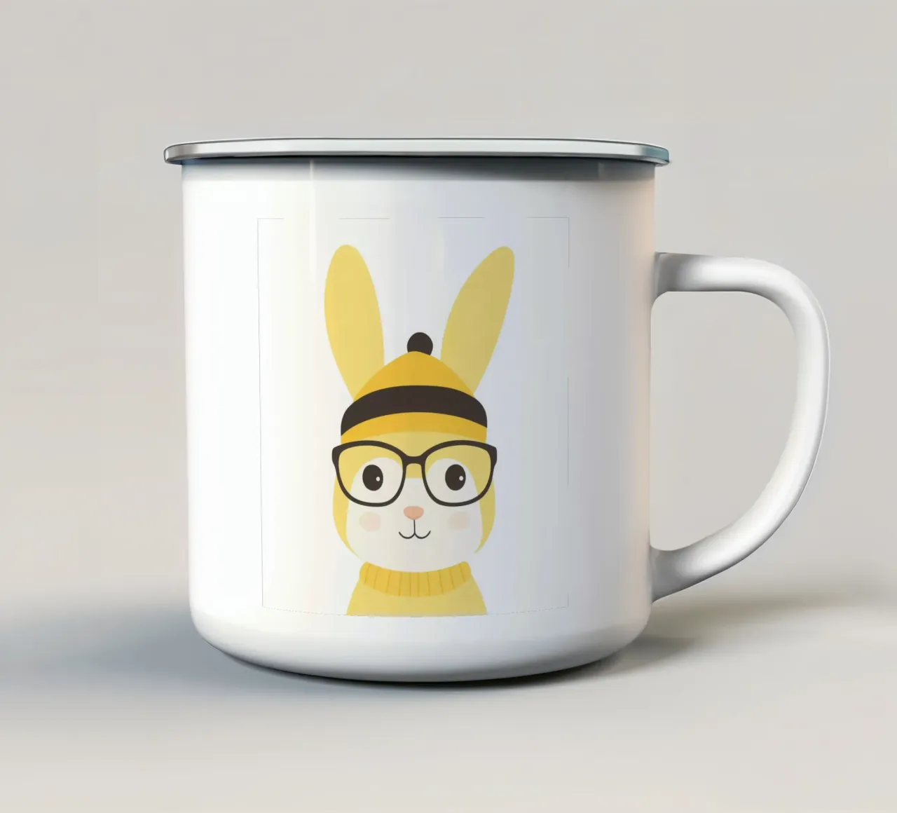 Cute Rabbit 10 tazza in smalto da So Cute Land - Affiches et posters