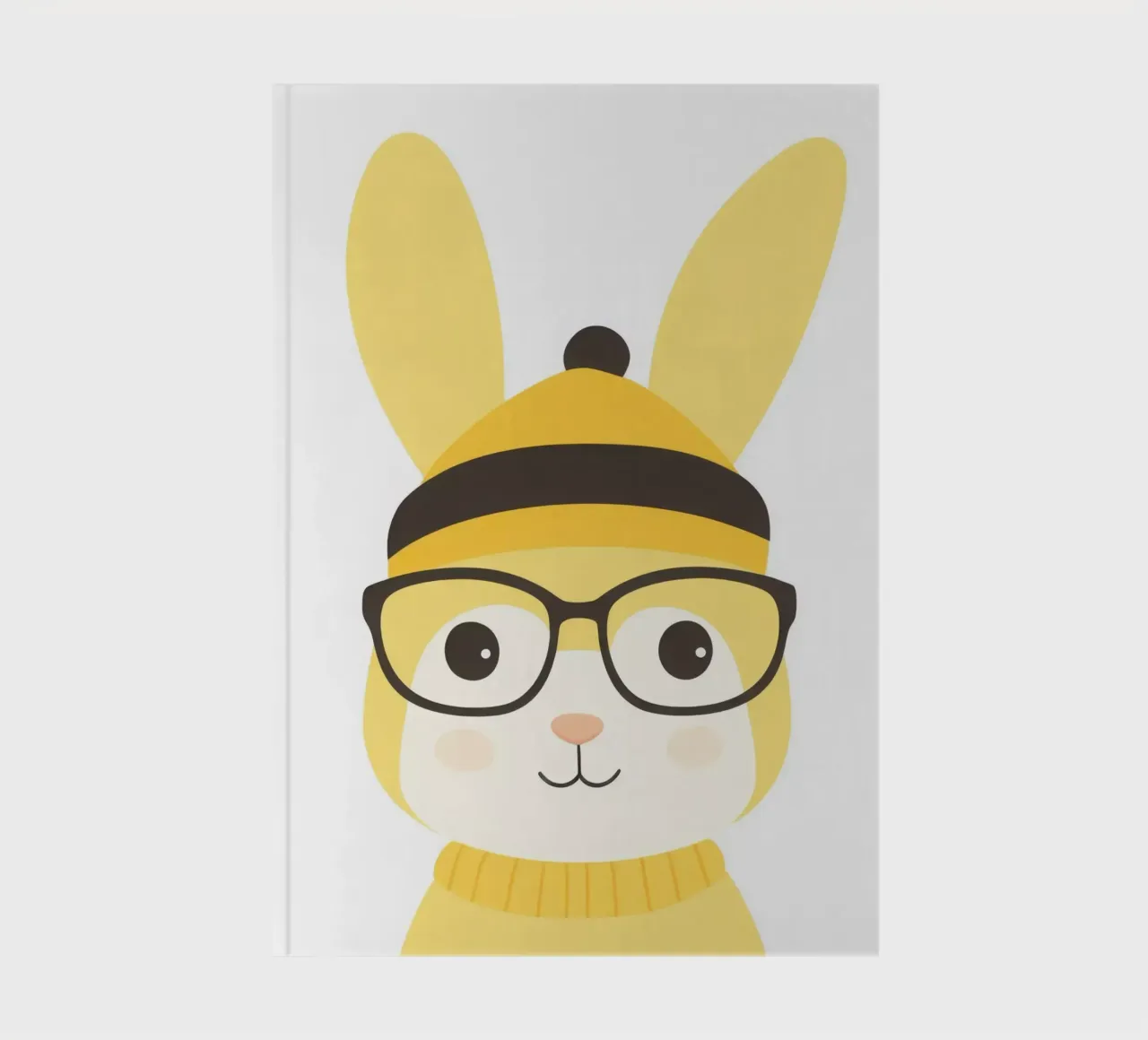 Cute Rabbit 10 notebook by So Cute Land - Affiches et posters
