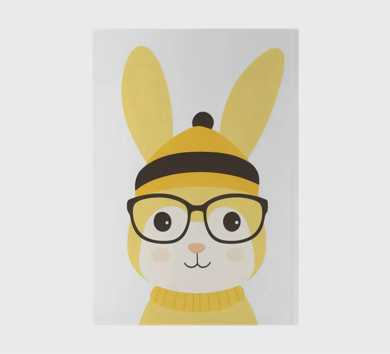 Cute Rabbit 10 notebook by So Cute Land - Affiches et posters
