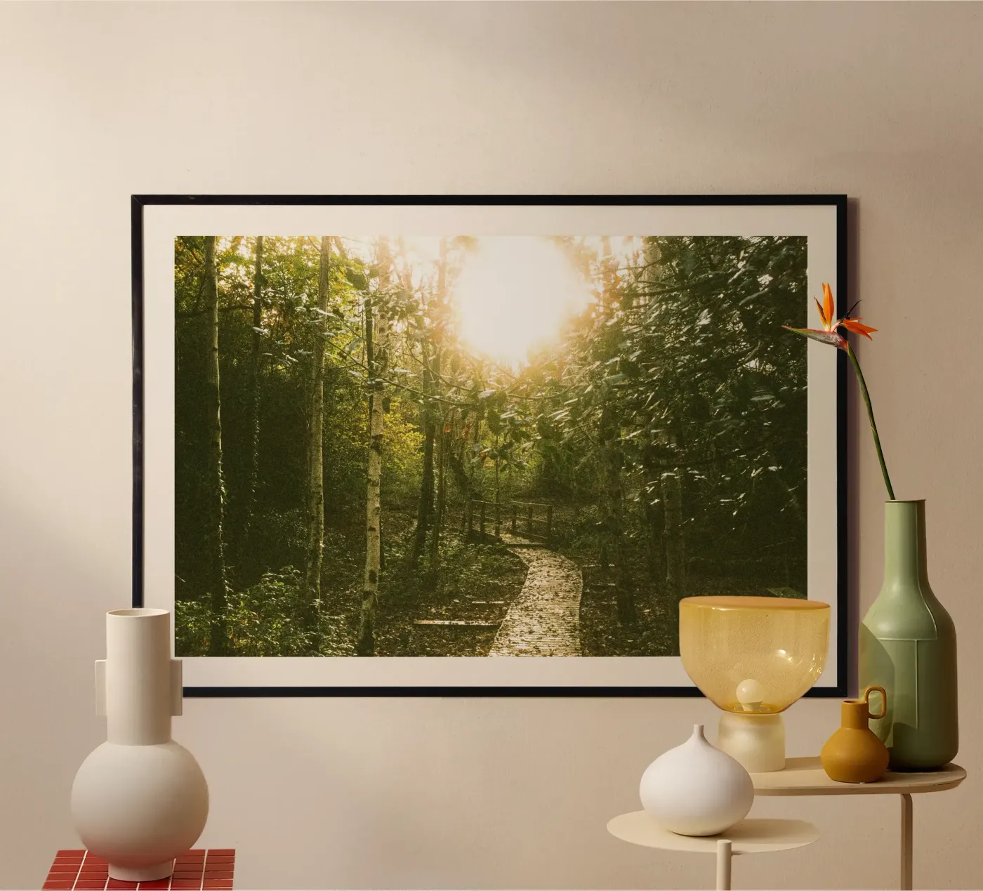 Herbstweg Poster von Kerry Gerdes Photography