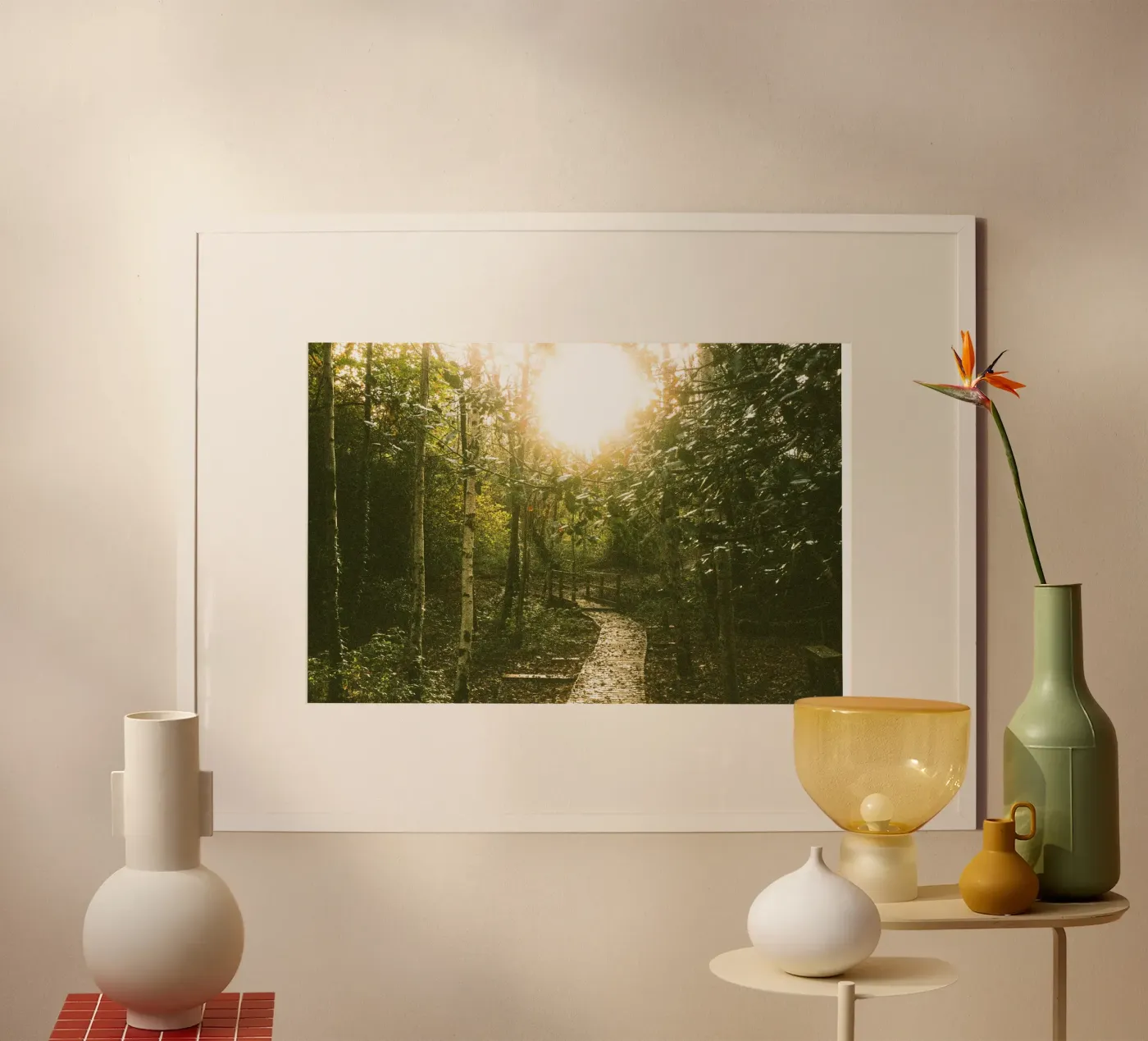 Herbstweg Poster von Kerry Gerdes Photography