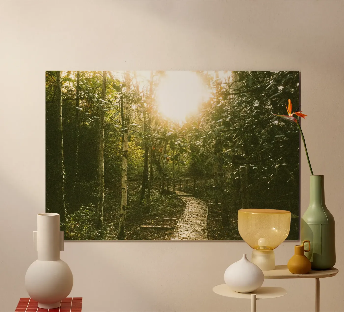 Herbstweg Poster von Kerry Gerdes Photography