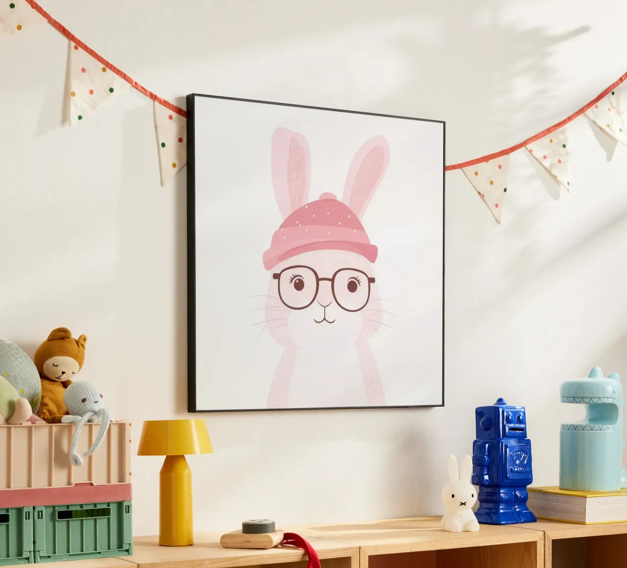 Cute Rabbit 11 alluminio dibond da So Cute Land - Affiches et posters
