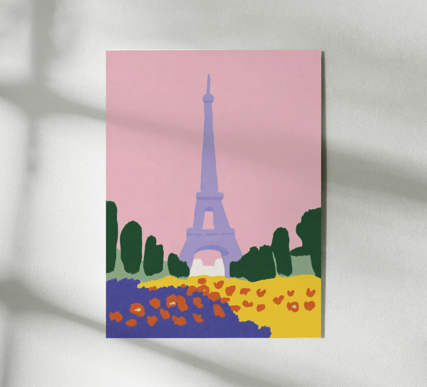 Torre Eiffel Pastello Parigi plexiglass da Stor Verden Co.