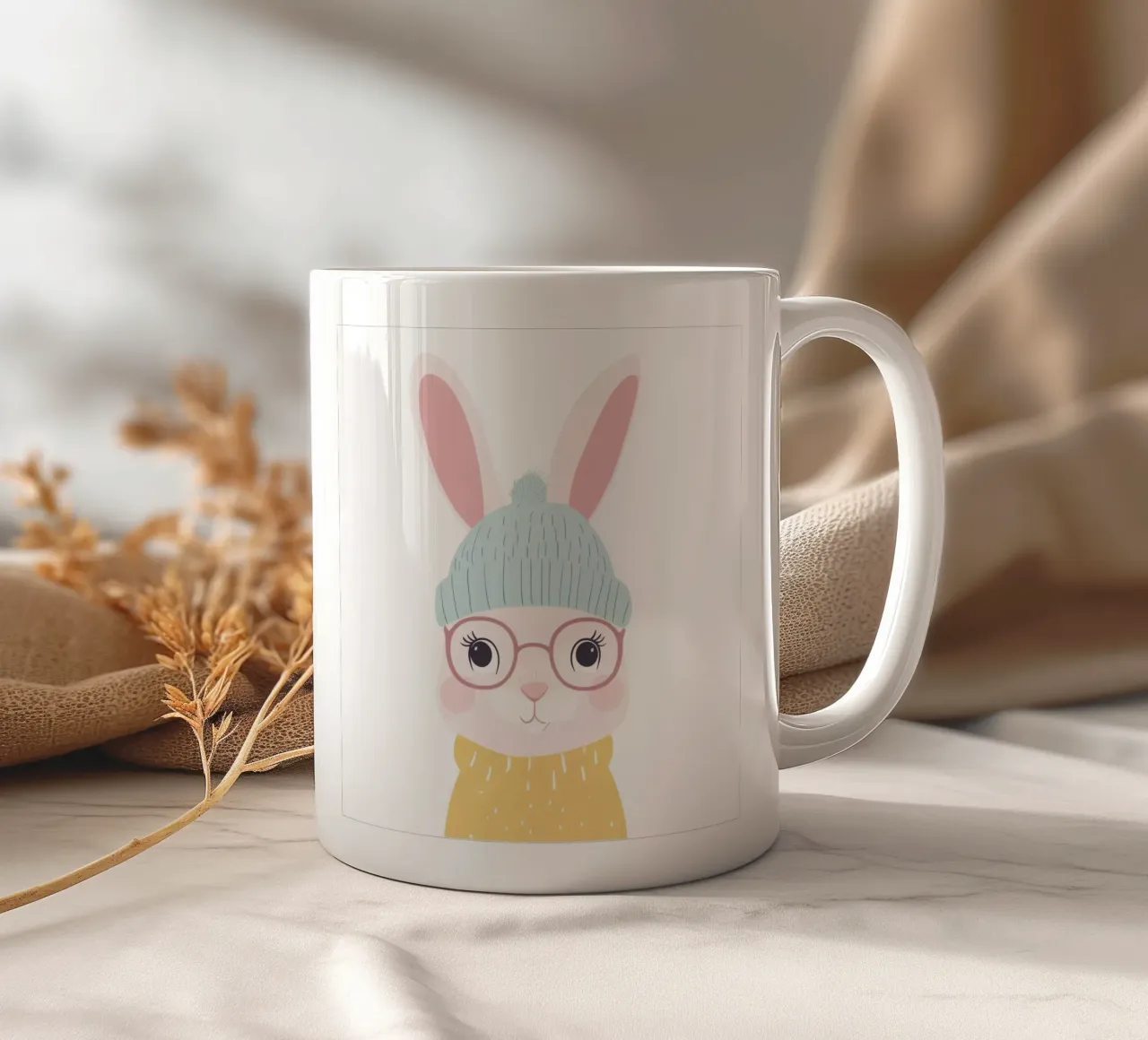 Cute Rabbit 12 tazza in ceramica da So Cute Land - Affiches et posters