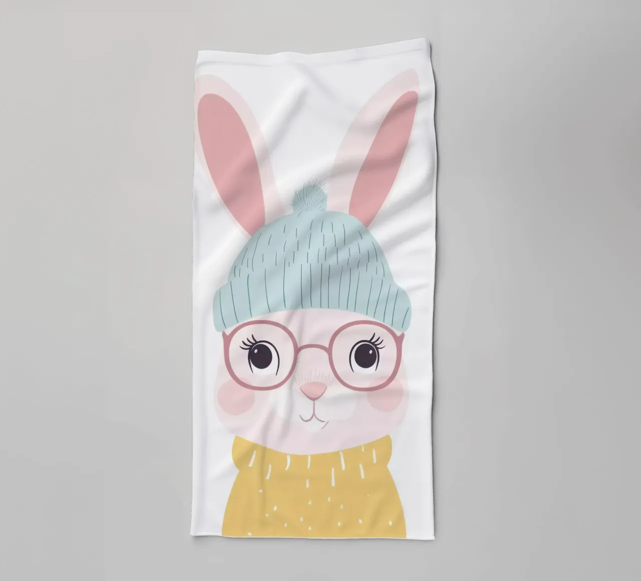 Cute Rabbit 12 asciugamano da bagno da So Cute Land - Affiches et posters