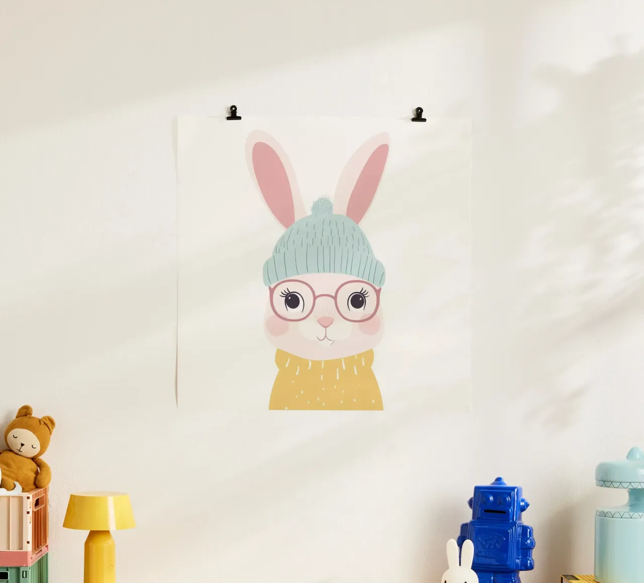 Cute Rabbit 12 carta hahnemühle da So Cute Land - Affiches et posters