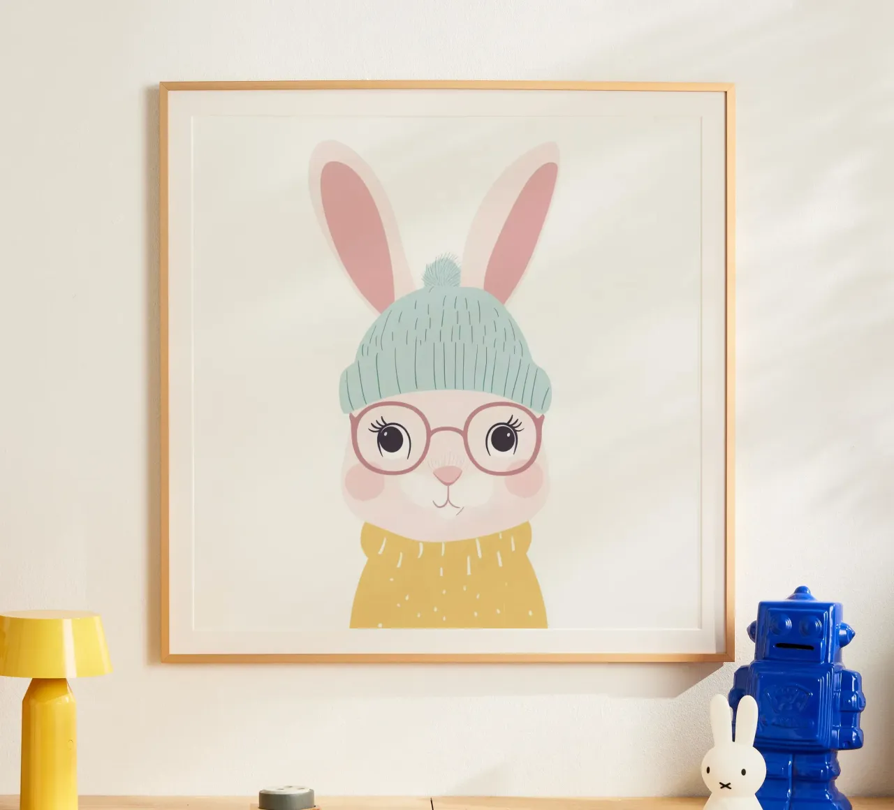 Cute Rabbit 12 carta hahnemühle da So Cute Land - Affiches et posters