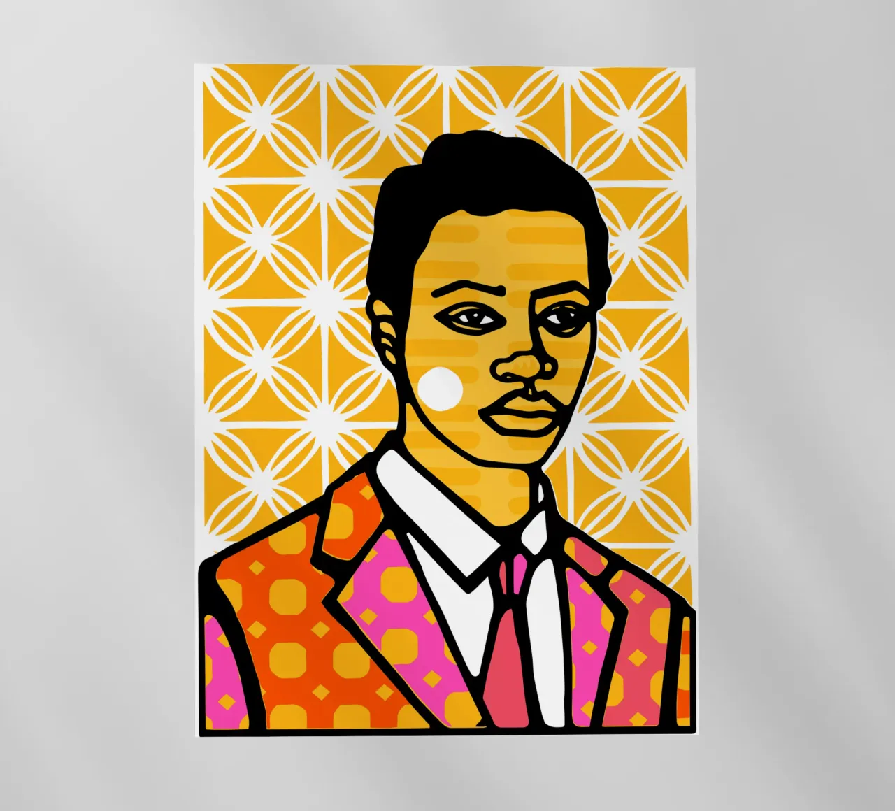 Giallo pellicola backlit da Portraits