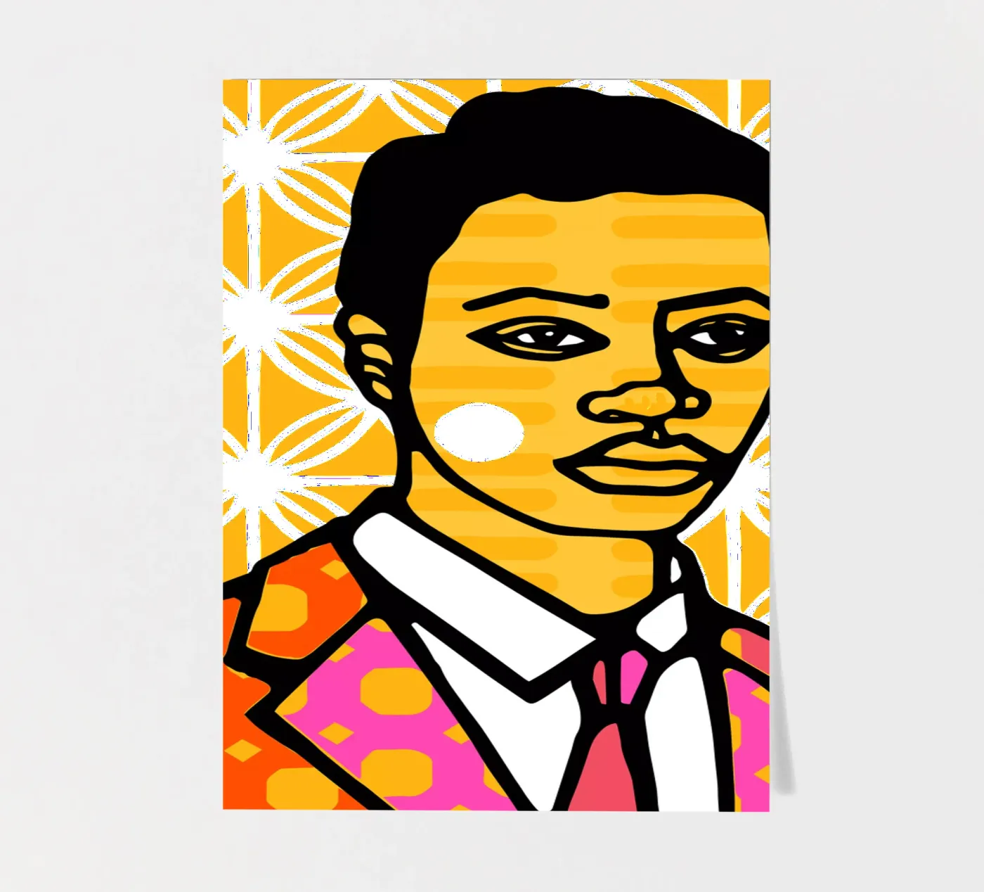 Yellow sticker sheet by Portraits