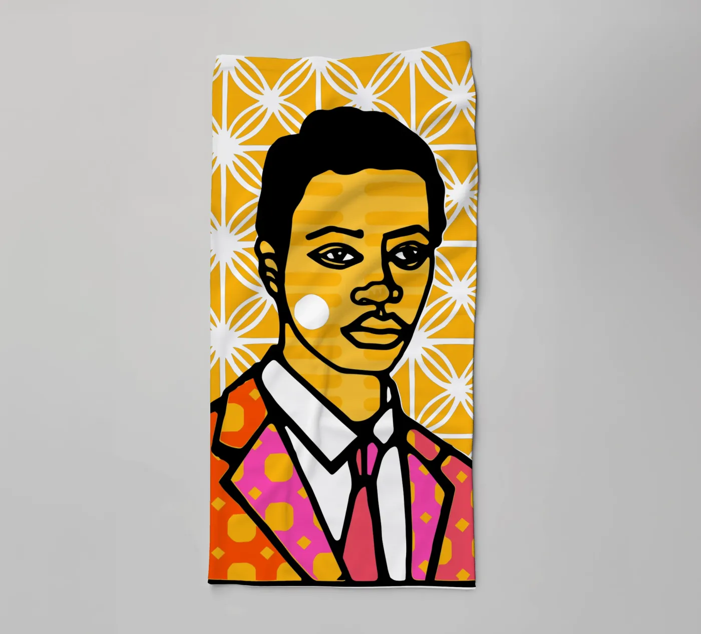 Yellow towel by Portraits