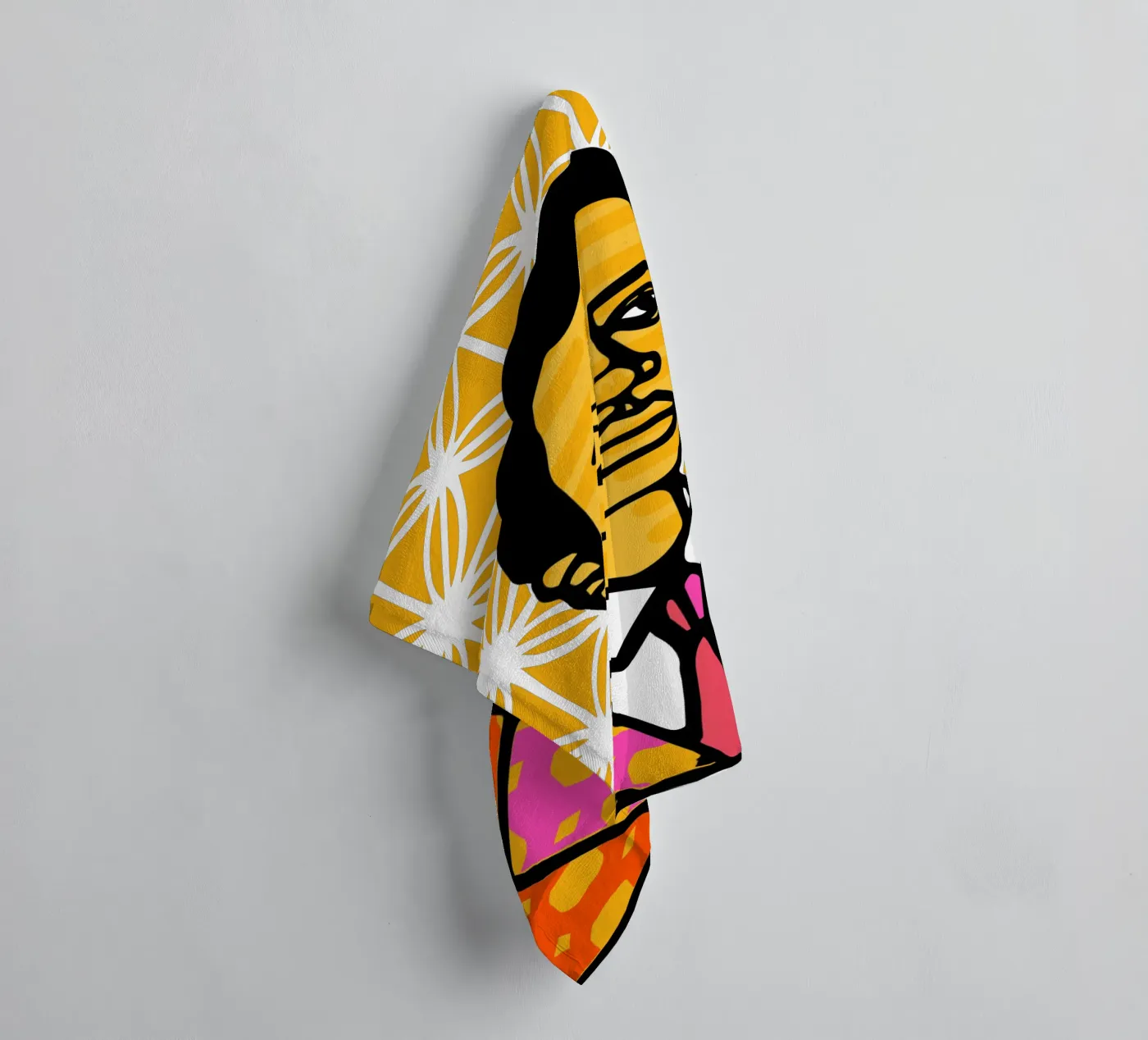 Yellow towel by Portraits