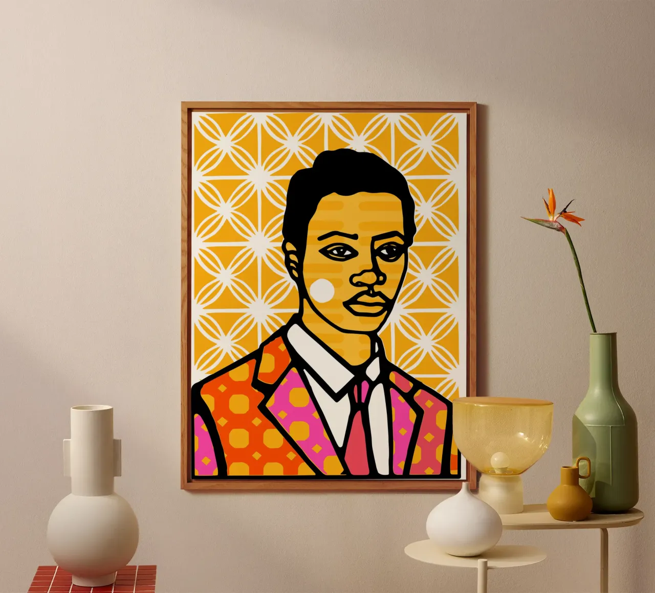 Giallo alluminio dibond da Portraits