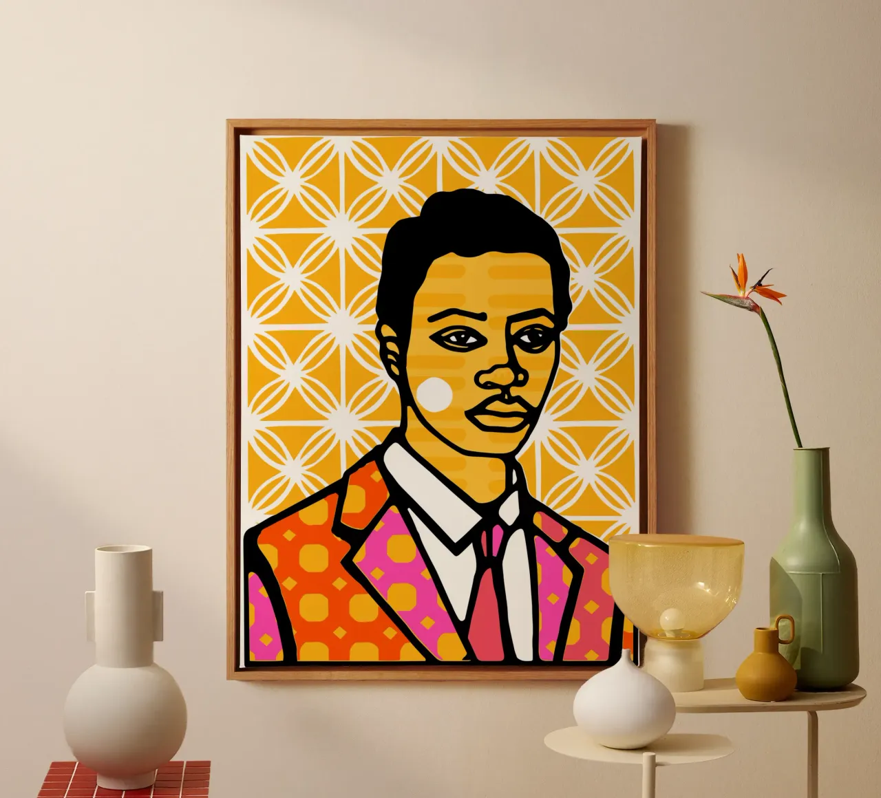 Giallo tela da Portraits